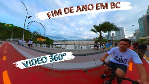 Pedalando Toda Orla de Balneário Camboriú com uma Câmera 360 Graus | Teste Insta360 One X2 Bike Vlog