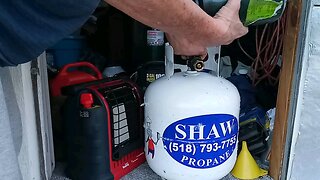 1 pound propane tank filling CORRECTLY