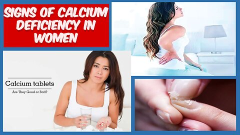 calcium deficiency in women