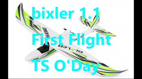 Hobbyking Bixler 1.1 first flight