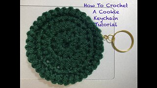 How To Crochet a Cookie Keychain Tutorial