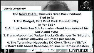 Liberty Conspiracy LIVE 3-11-24! Snickers, Pork, Genocide, Migrant "Parole" and Your Rights