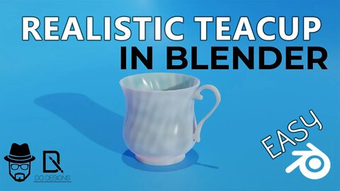 Teacup in Blender Tamil Tutorial | DQ Design in Tamil