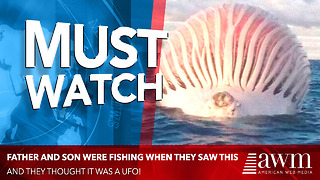 A Father And Son Were Fishing When They Thought They Spotted A UFO Floating Near Their Boat