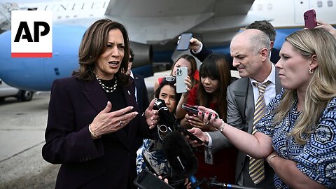 Kamala Harris: 'I'm ready to debate Donald Trump,' appears 'he's backpedaling'