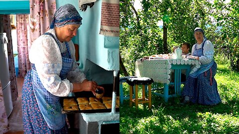 Russian Old Bakery in Old Believers Village. Altai. Russia