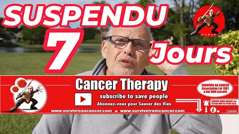 YouTube, Cancer Therapy interdite pour 7 Jours!
