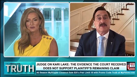 MIKE LINDELL JOINS THE ABSOLUTE TRUTH Judge rules against Kari Lake-trial / signature verification