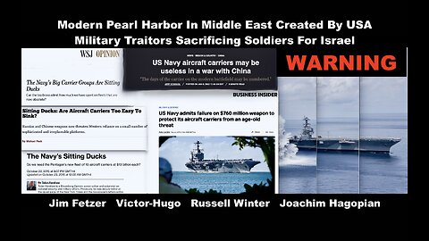 Jim Fetzer Victor Hugo Russell Winter Joachim Hagopian USA Traitors Sacrifice Soldiers For Israel