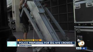 Police preparing for big NYE crowds in San Diego