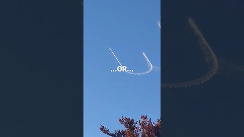 Sky Crack or Sky Sack? #clouds #skywriting