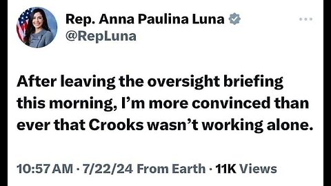 Rep: Anna Paulina Luna oversight briefing