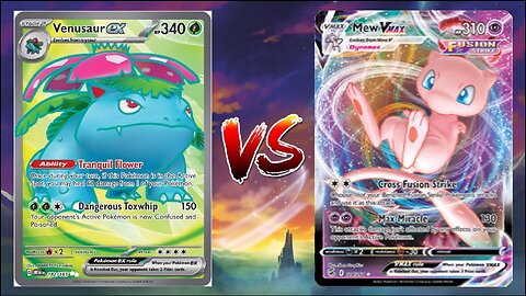 Pokemon TCG Live Venusaur EX Stall VS Fusion Strike Mew VMAX!!