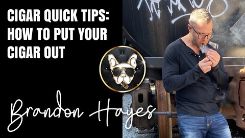 Cigar Quick Tips | How to put your cigar out
