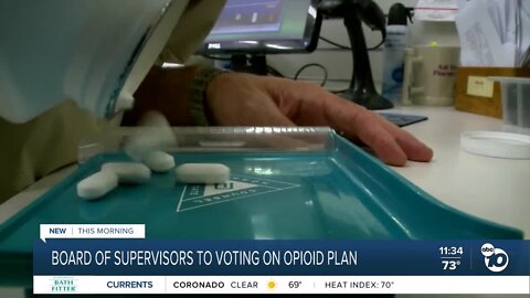 Board of Supervisors to vote on opioid plan