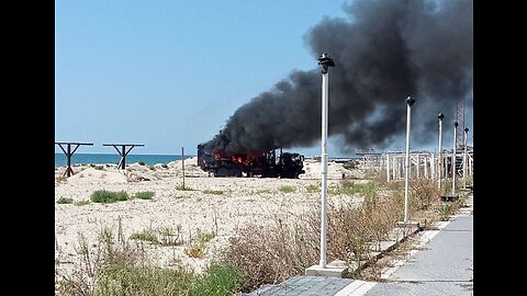 A photo has appeared of the destroyed mobile coastal radar "Predel-E"