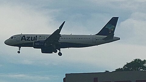 Airbus A320NEO PR-YRU vindo de Boa Vista para Manaus,A320NEO PR-YRU coming from Boa Vista to Manaus