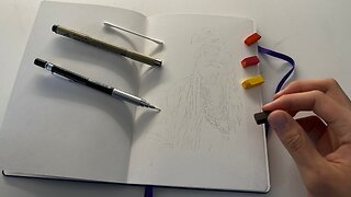 Speed Drawing Sandhu (from Meditative Mind) | Soft Pastels on Sketchbook