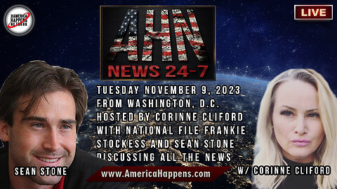 AHN News Live with Guests National File's Frankie Stockess, Sean Stone, all THE News