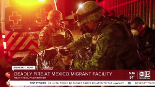 Deadly fire at Mexico migrant facility