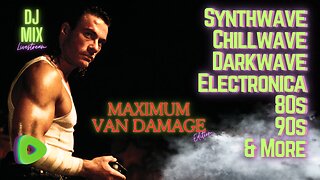 Friday Night Synthwave 80s 90s Electronica and more DJ MIX Livestream 80s Van Damme Edition