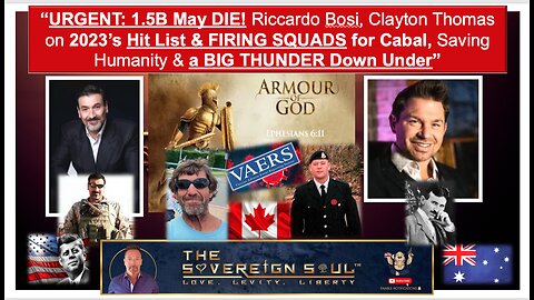 🚨1.5B May DIE! Riccardo Bosi,Clayton Thomas: 2023’s Hit List 4Cabal/Saving OZ & a THUNDER Down Under