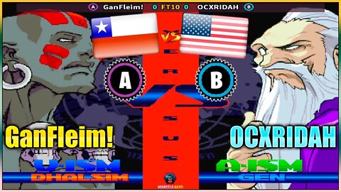 Street Fighter Alpha 3 (GanFleim! Vs. OCXRIDAH) [Chile Vs. U.S.A.]