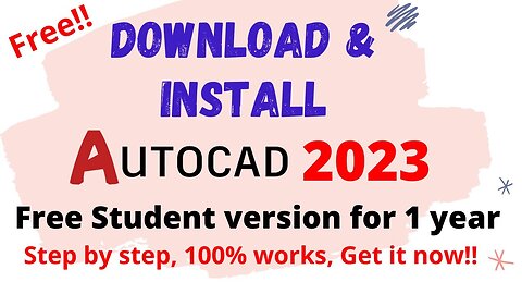 How to Download AutoCAD 2023 for Free