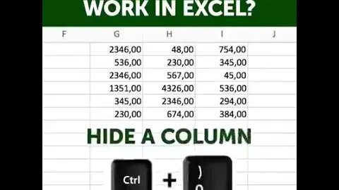 Some Excel Tricks to work faster.
