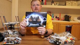 Back to the future DeLorean Lego build