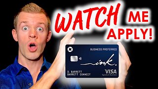 *WATCH ME APPLY* Chase Ink Business Preferred (Chase Business Credit Card Application)
