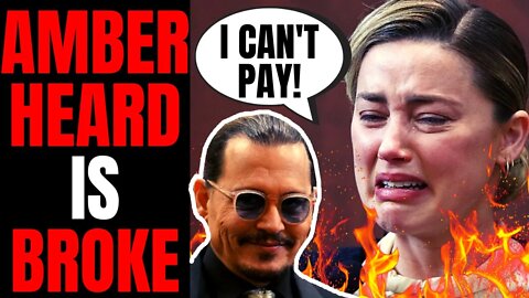 Amber Heard Is BROKE! | GoFundMe SHUT DOWN, She CAN'T Pay Johnny Depp Or Her Legal Fees!