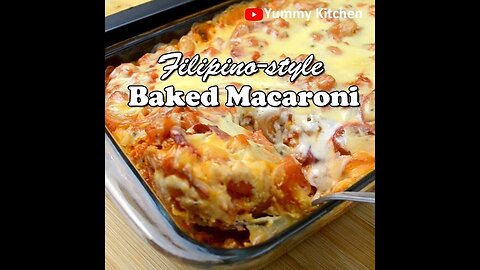 Baked Macaroni Filipino-style