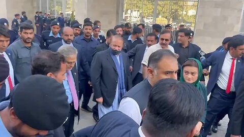 Quaid Nawaz Sharif reaches the Islamabad High Court