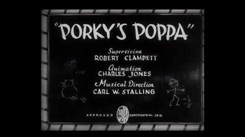 1938, 1-15, Looney Tunes, Porky’s poppa
