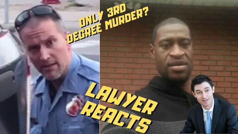 Why was George Floyd's Killer ONLY Charged with 3rd Degree Murder? FAQ | Lawyer Reacts