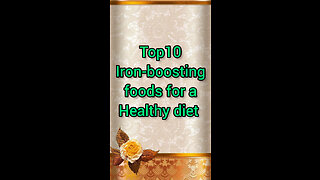 Top10 iron-boosting foods for a healthy diet