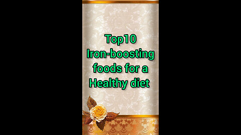 Top10 iron-boosting foods for a healthy diet