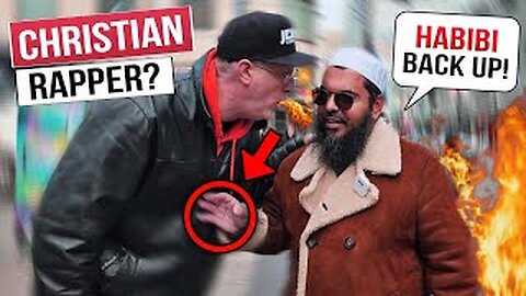 "Habibi..Back Up!"❗Christian Priest Gets Silenced! #canada