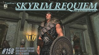 Skyrim Requiem #158: New, Functional Looking Armors, Viking Weapons, and Building a Trophy Room