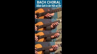 Bach Chorale Allein Gott in der Höh sei Ehr Performed By Gene Petty #Shorts
