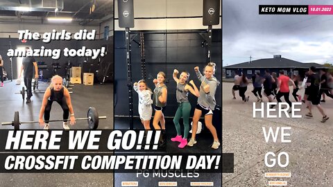GAME FACE ON! It's CrossFit Competition Day! | KETO Mom Vlog