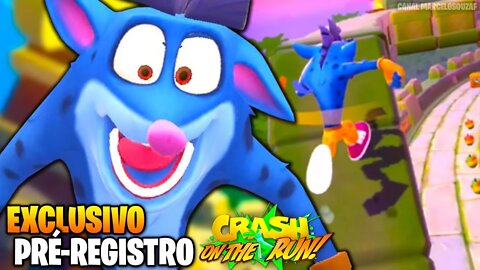 Crash On The Run | Crash Hiena Azul do Pré-Registro