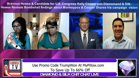 Candidate for U.S. Congress Kelly Cooper and Brannon Howse join Diamond and Silk