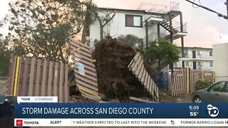 Storms cause damage across San Diego County