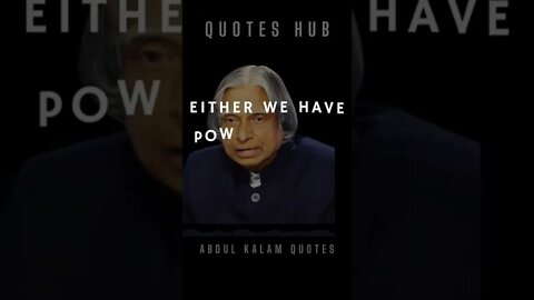 One of the Most Inspiring Quotes from APJ Abdul Kalam || #quotes || #shorts
