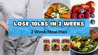 Lose 10 lbs in 2 Week 1800 Calorie Meal Plan