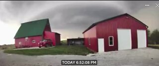 Tornado rotation near Gilman City, Missouri