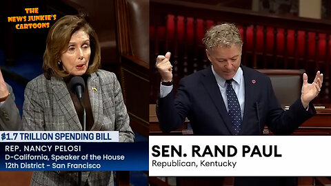 Democrat Pelosi: "This bill is about our children and our heroes!" Rand Paul on government spending.