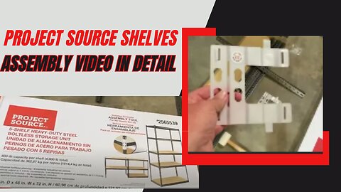 Project Source Shelving Guide: Shelf Tool Instruction